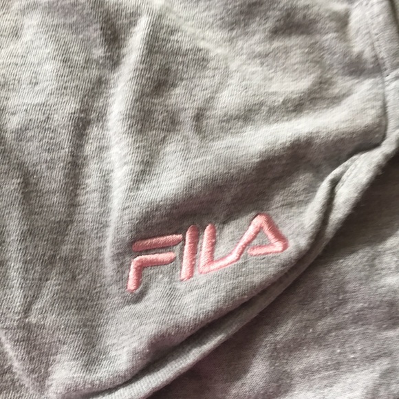 Gray and light pink Fila shorts- XL in girls- 14-16 - Picture 3 of 4